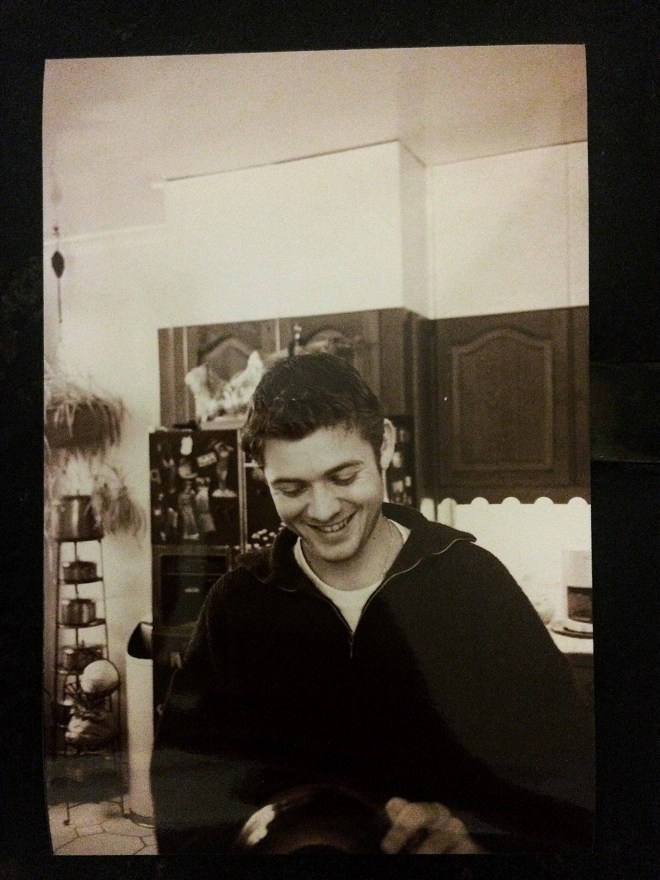 Fabien in his favourite place - the kitchen