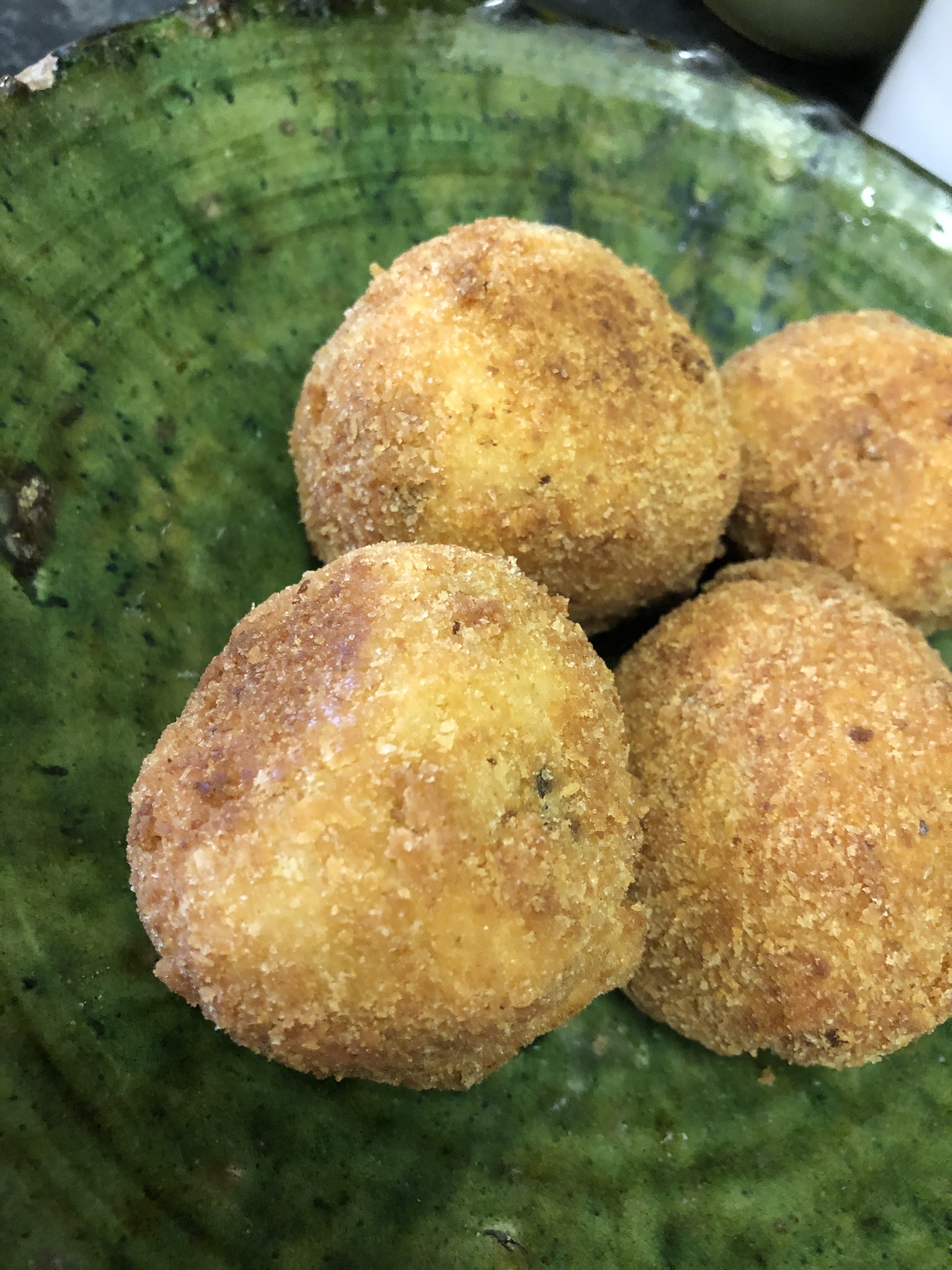 Kinda proud for a first try... my chicken & lemon arancini